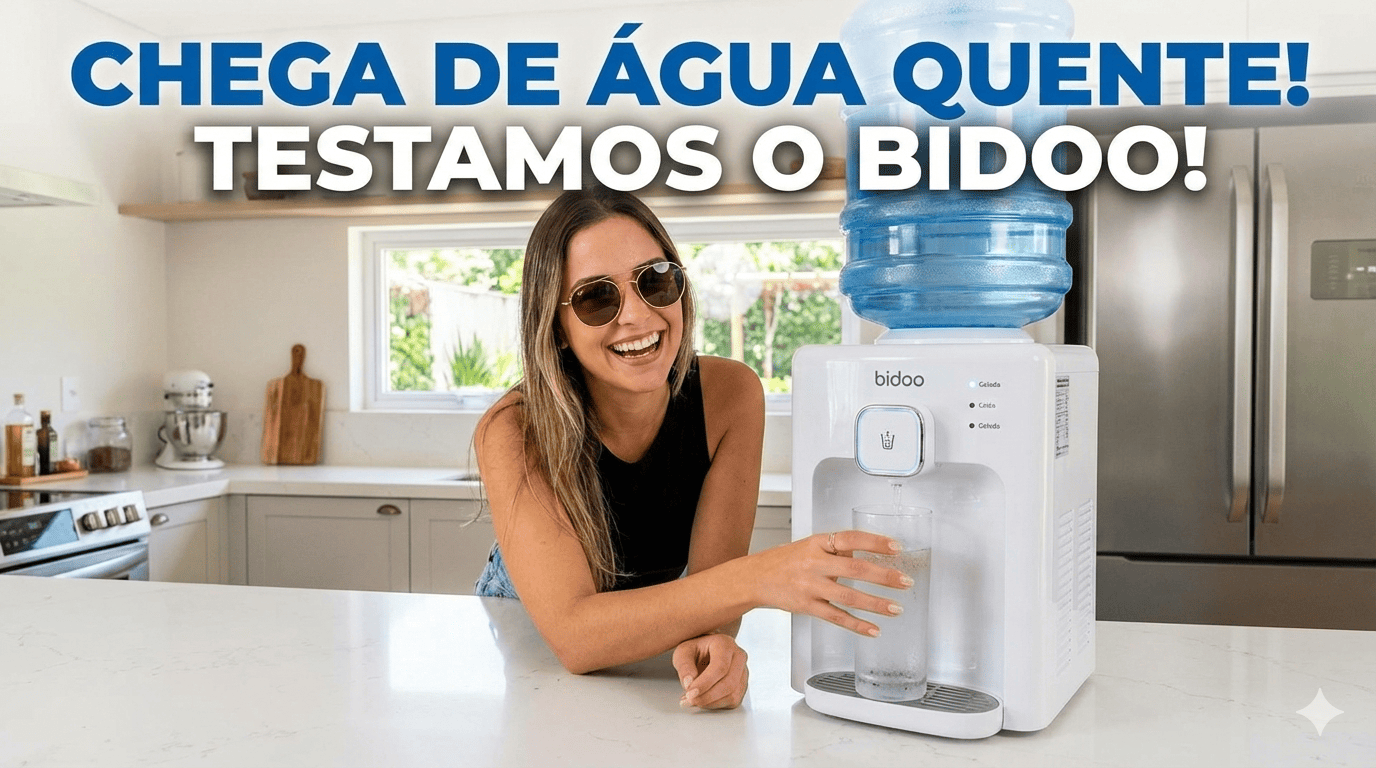 ACABOU O PERRENGUE! Bebedouro Bidoo é a solução BIVOLT que gela de verdade?