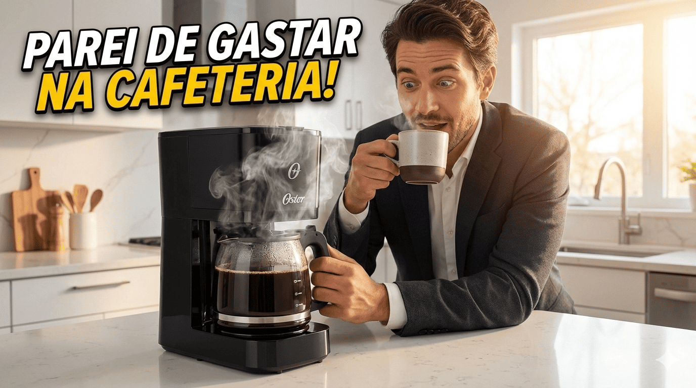 CAFETEIRA OSTER OCA650: O FIM DA JARRA DE VIDRO QUEBRADA? Review Completo da Inox que Aguenta o Tranco!