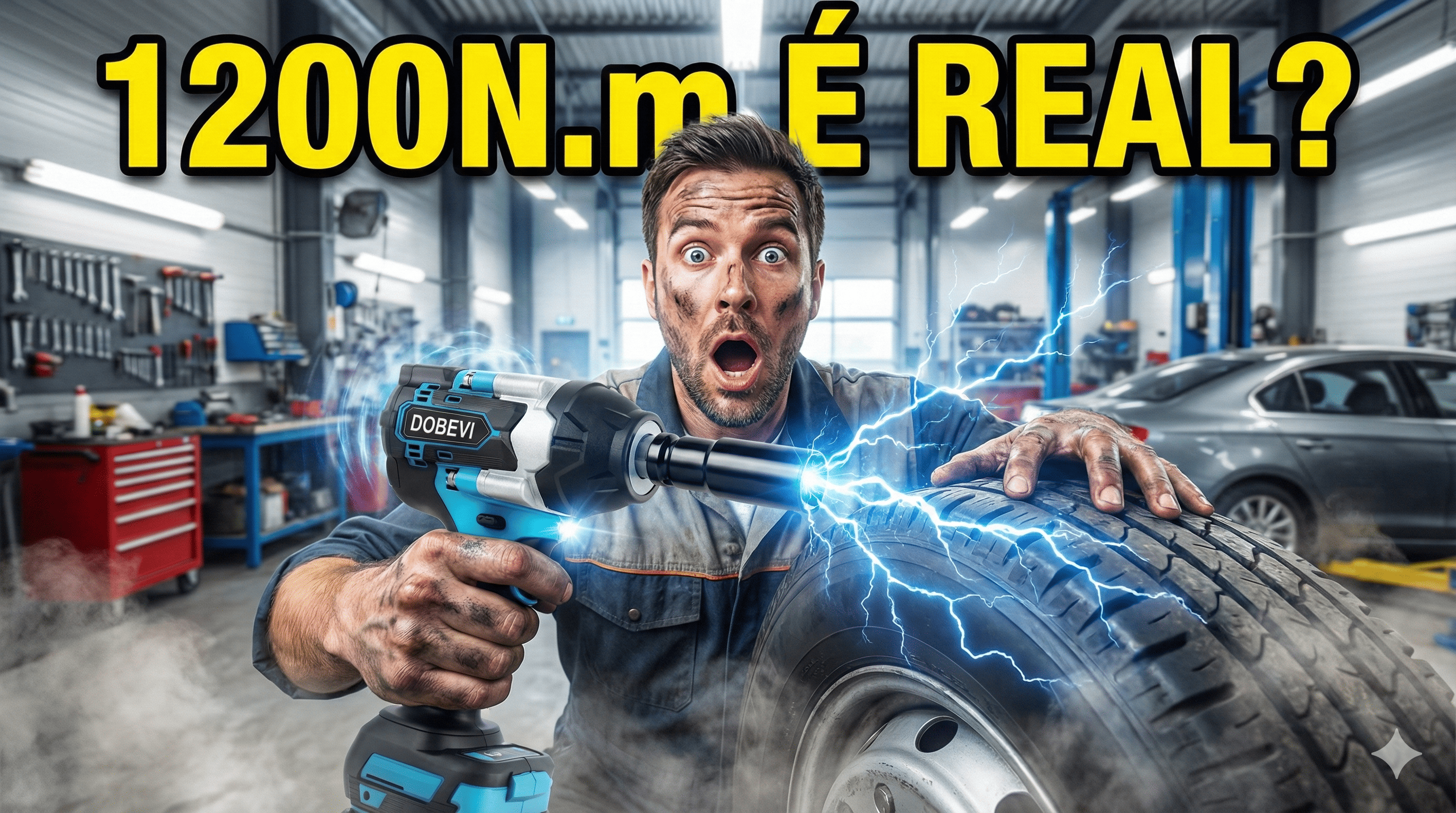 1200N.m de Pura Brutalidade: A Chave de Impacto Dobevi é Monstro ou Mito?