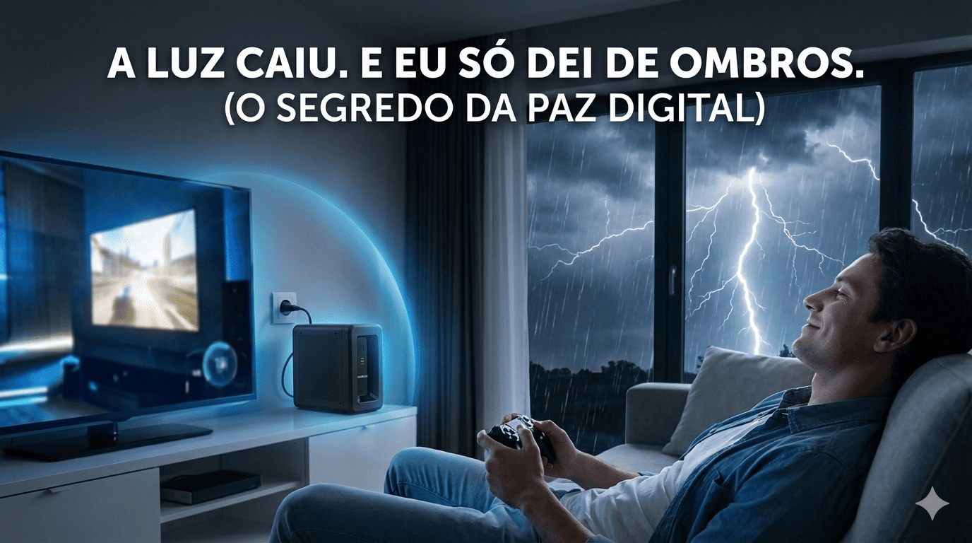 O Nobreak Intelbras Attiv 1200va Vale a Pena? Joguei meu PC no Chão pra Testar. (Quase!)