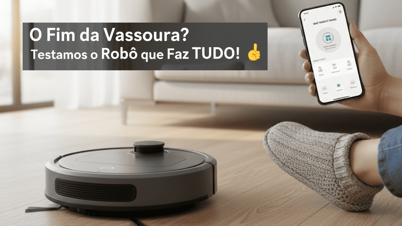 A Revolução da Faxina! Testamos o WAP ROBOT W400 3 em 1 e a Vassoura Vai Aposentar?